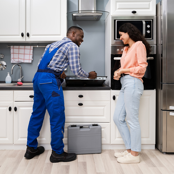 what kind of warranty do you offer on your cooktop repair services in Patriot